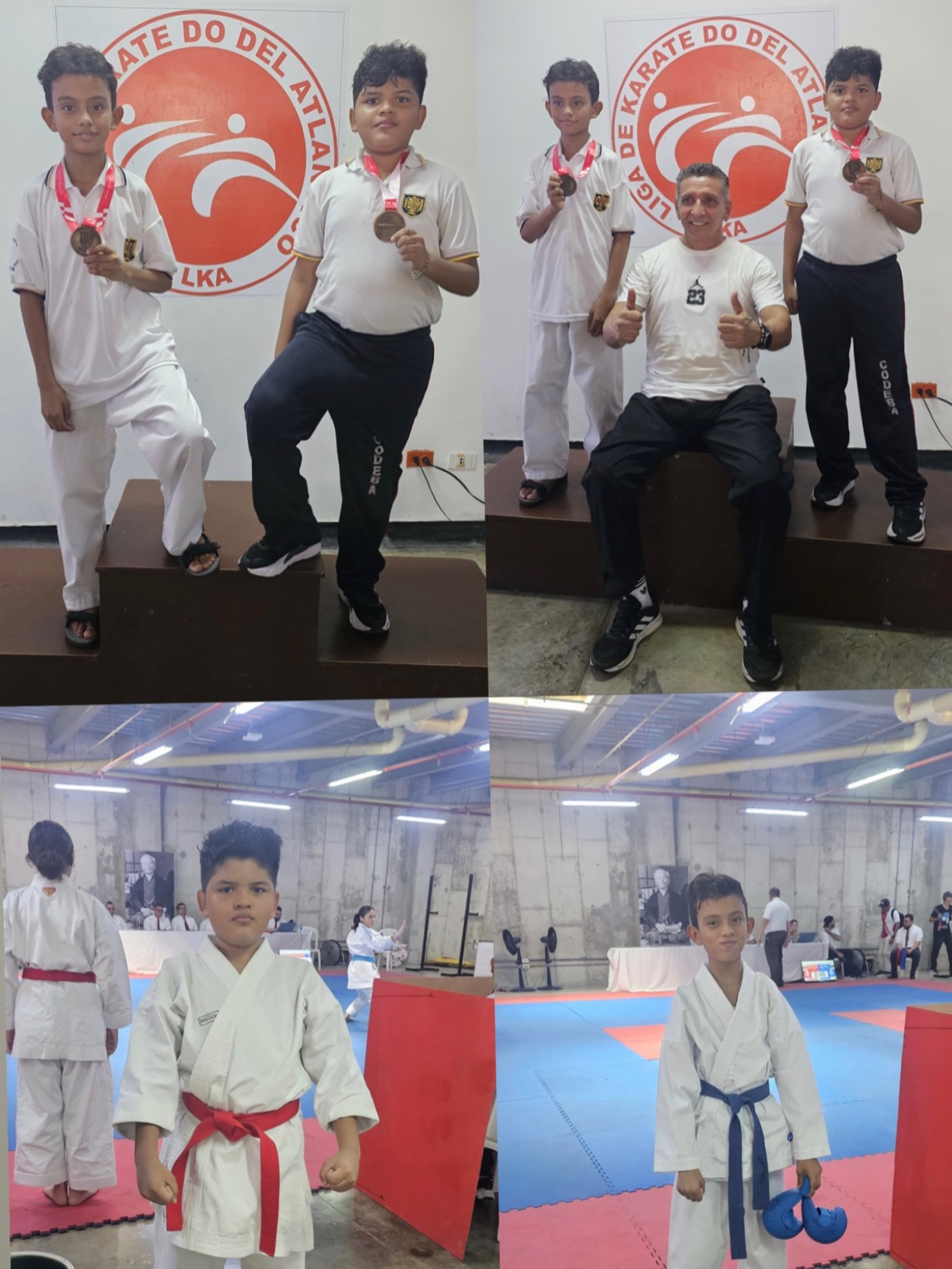 🥋🏆 ¡ORGULLO CODEBISTA EN EL KARATE DO! 🏆🥋

Nuestros estudiantes brillaron en la Fase Departamental de los Juegos Intercolegiados de Karate Do, realizada hoy, viernes 21 de agosto, en el Coliseo Sugar Baby Rojas. 💪🥋

🥉 Cristian Herrera
Medalla de BRONCE en Kata Prejuvenil.

🥇 Miguel Benítez
Medalla de ORO en Combate -40 kg. 🏆

🌟 Además, este extraordinario resultado le permite a Miguel Benítez clasificarse a la GRAN FINAL NACIONAL INTERCOLEGIADO, donde tendrá el honor de representar al departamento del Atlántico en la ciudad de Bogotá, a finales de noviembre. 🇨🇴🥋

👏 Felicitamos a Cristian y Miguel por su disciplina, esfuerzo y excelente participación. Cada logro es motivo de orgullo para toda nuestra comunidad educativa.

💙 ¡Felicitaciones, campeones!
🥋🏆 ¡Vamos con toda a la gran final!
#KarateDo #JuegosIntercolegiados #FaseDepartamental #Atlántico Karate DeporteEscolar MedallaDeOro MedallaDeBronce RumboABogotá