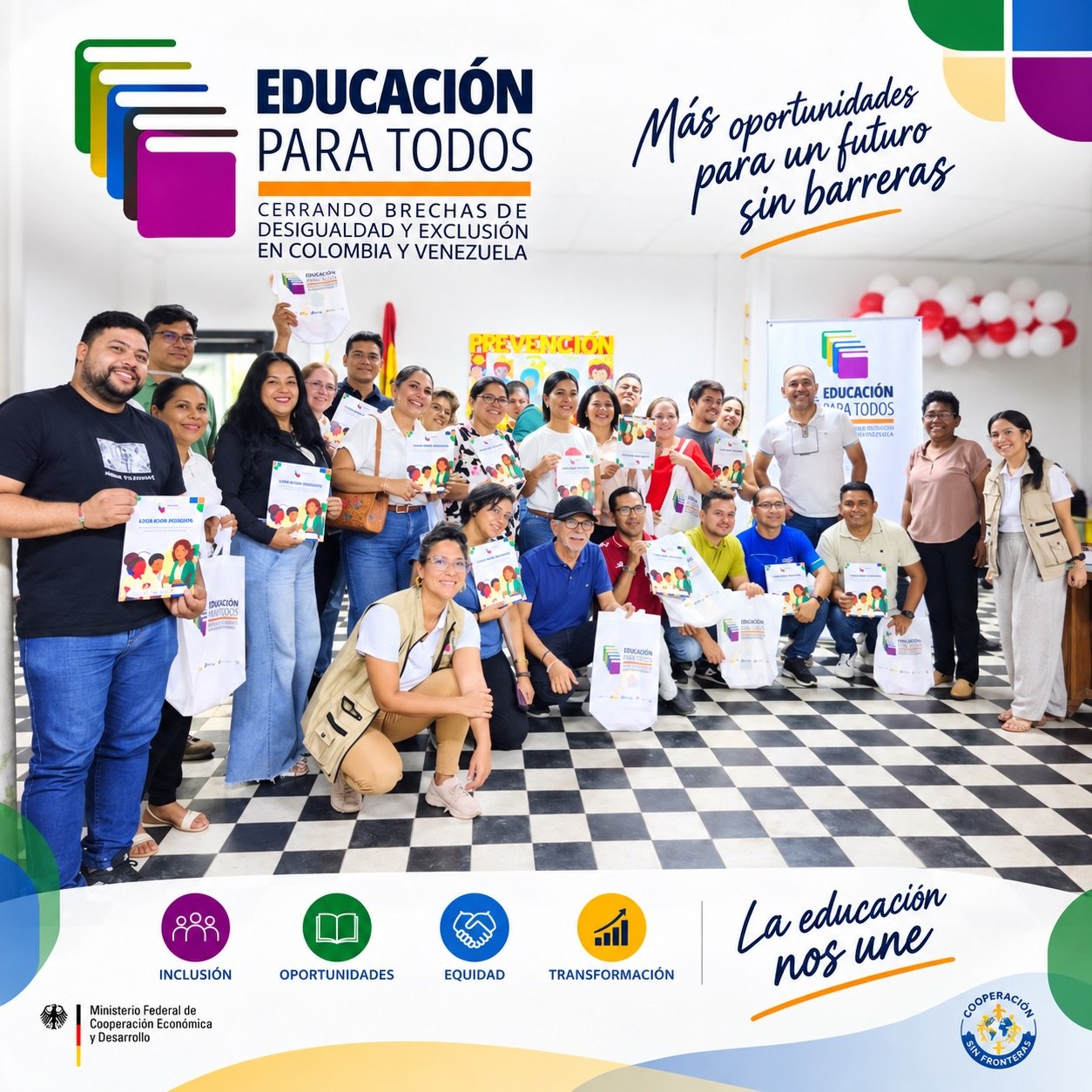 📚✨ Educación para todos: construyendo espacios donde cada estudiante cuenta

Docentes, directivos, orientadora y docente de apoyo nos encontramos en un mismo propósito: seguir fortaleciendo una educación inclusiva, protectora y emocionalmente segura, capaz de reconocer las diferencias y brindar oportunidades para todos.

Estos espacios de formación nos permiten compartir experiencias y aprender juntos, porque la inclusión se construye desde el aula y con el compromiso de toda la comunidad. 💙💚

Más oportunidades para un futuro sin barreras. La educación nos une. 🌎🤝

#EducaciónParaTodos #EducaciónInclusiva #InclusiónEducativa #Docentes #OrientaciónEscolar EducaciónSinBarreras Equidad ComunidadEducativa TransformandoLaEducación